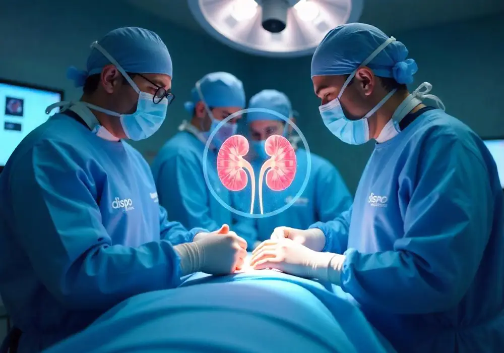 High-quality nonwoven disposable surgical drapes for hospitals and operation theaters by Dispo Healthcare, India.