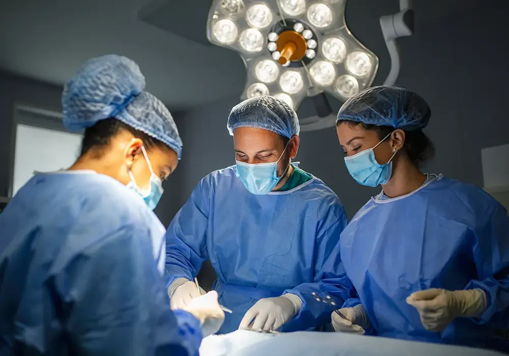 High-quality nonwoven disposable surgical drapes for hospitals and operation theaters by Dispo Healthcare, India.